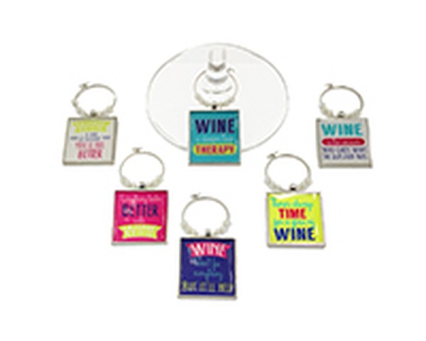 Wine Glass Charm Set