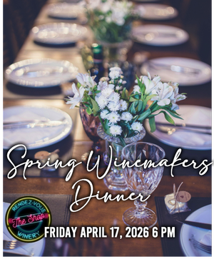Winemakers Dinner April 2026